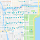 Here’s a roughly plotted course of all the intersections I tested while searching for 5G in The Loop.